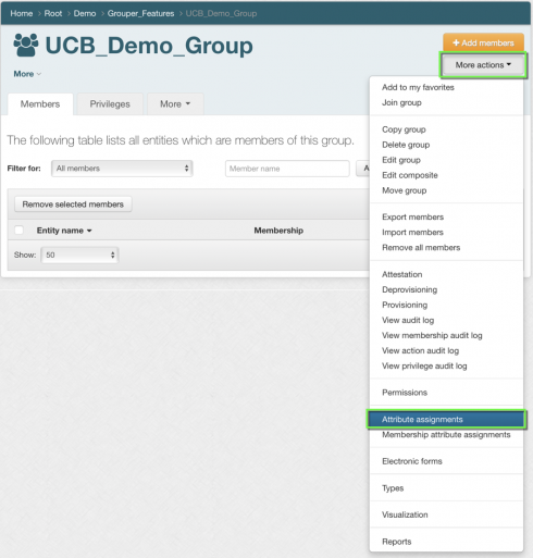 CalGroups2 Attribute Assignments